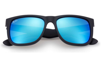 Okulary przeciwsłoneczne Ray-Ban 4165 JUSTIN kolor 622/55 rozmiar 55