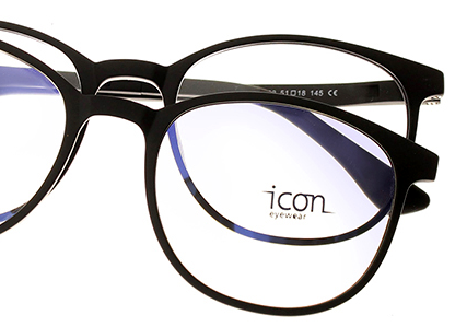 Okulary korekcyjne ICON z czterema nakładkami magnetycznymi